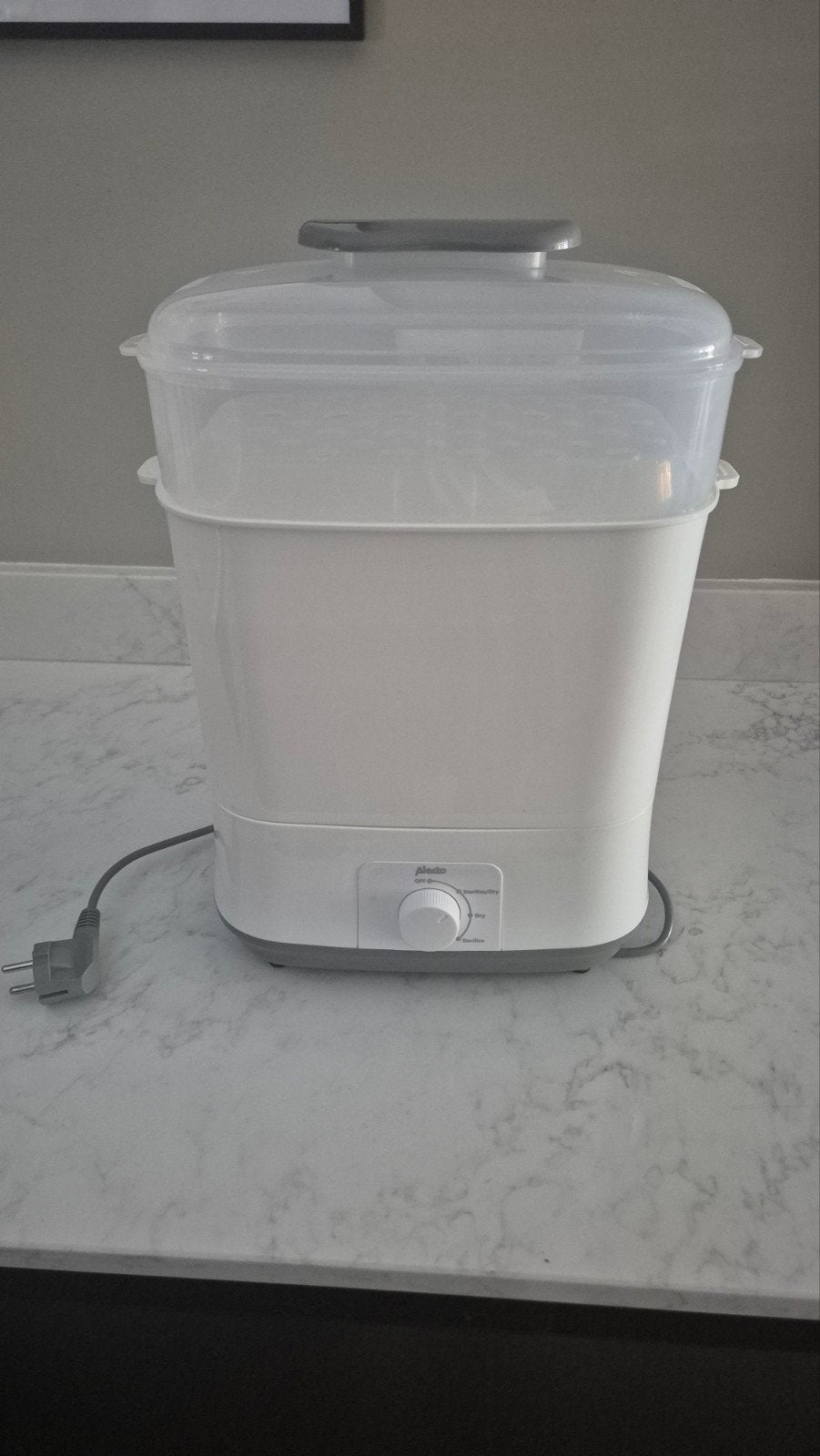 Alecto flessen sterilisator en droger, Alecto, Sterilisator, Zo goed als nieuw, Ophalen
