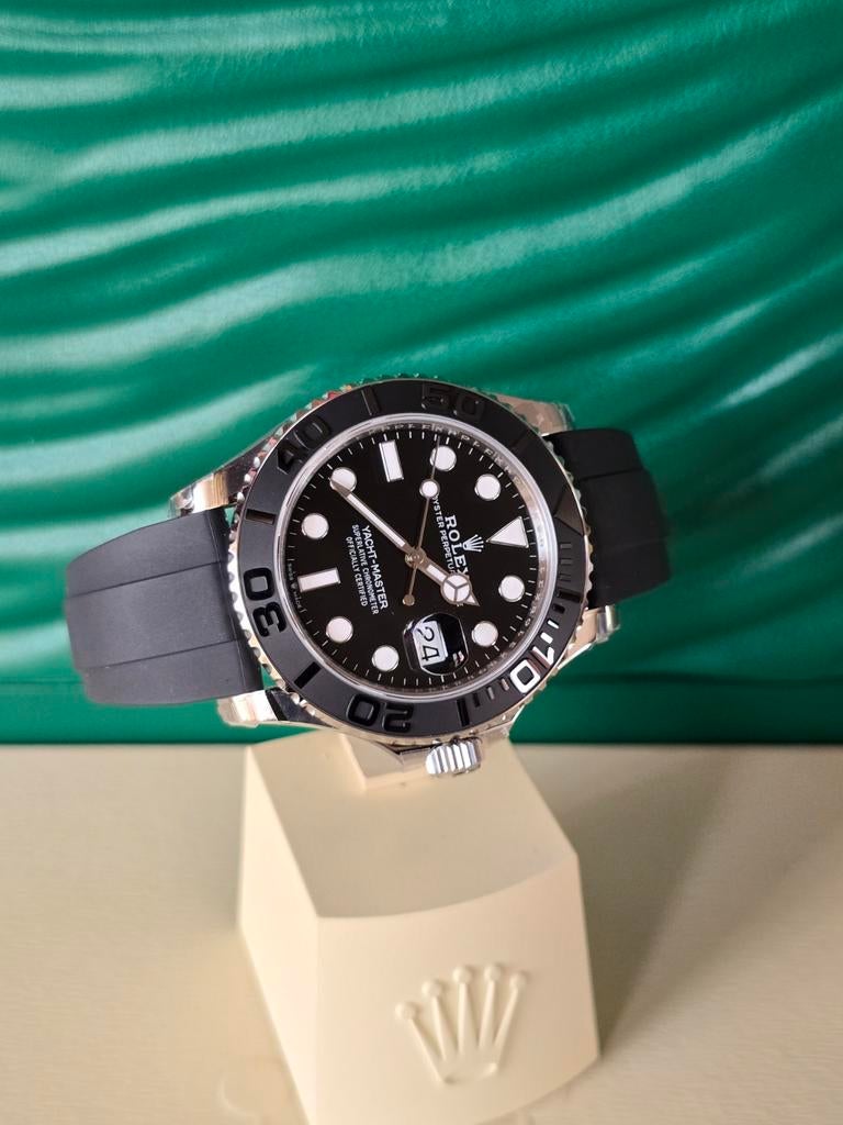 Yacht master witgouden op oysterflex, Ophalen of Verzenden, Zo goed als nieuw, Android