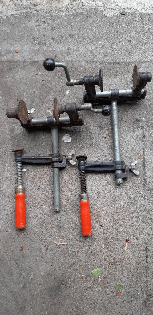 Zware 3-kant lijmklemmen, Ophalen, Gebruikt, Klem