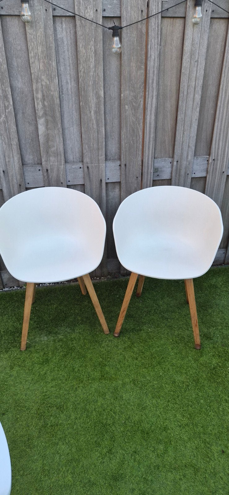 HAY about a chair stoel 2x, Ophalen, Zo goed als nieuw, Wit, Twee