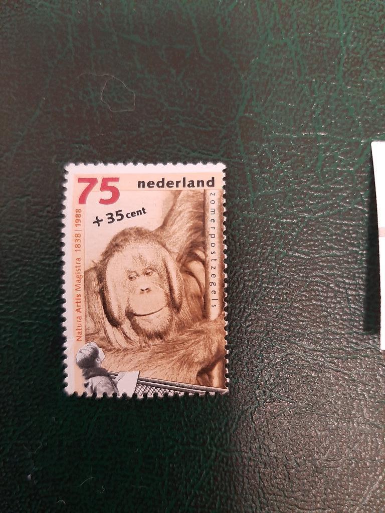 1988 zomerzegel aap chimpansee, Verzenden, Postfris
