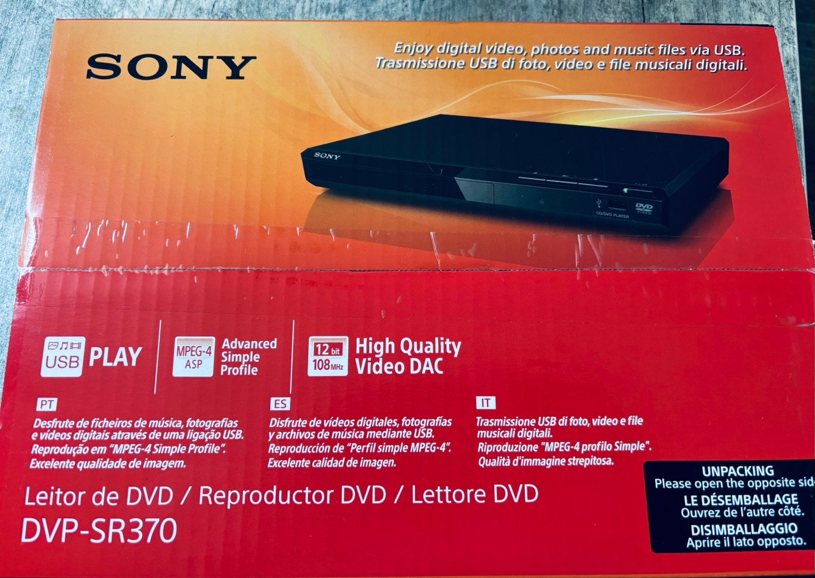 Sony DVP-SR370, dvd speler, Audio, Tv en Foto, Dvd-spelers, Ophalen, Sony