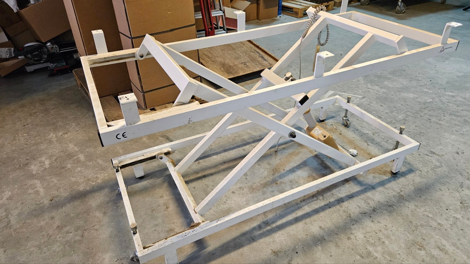 Heftafel frame, Ophalen, Minder dan 2 meter