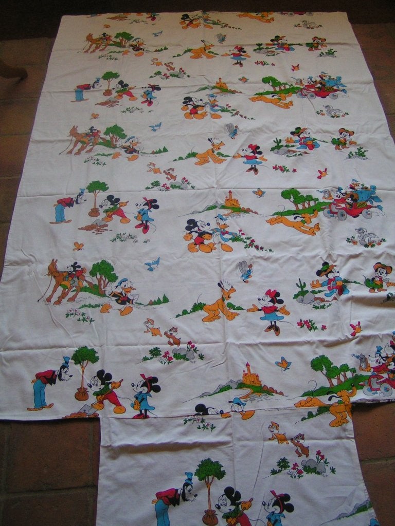 dekbedhoes Disney met kussensloop nr BB 494 ger delft, Wasbaar, Zo goed als nieuw, Verzenden, Jongetje of Meisje