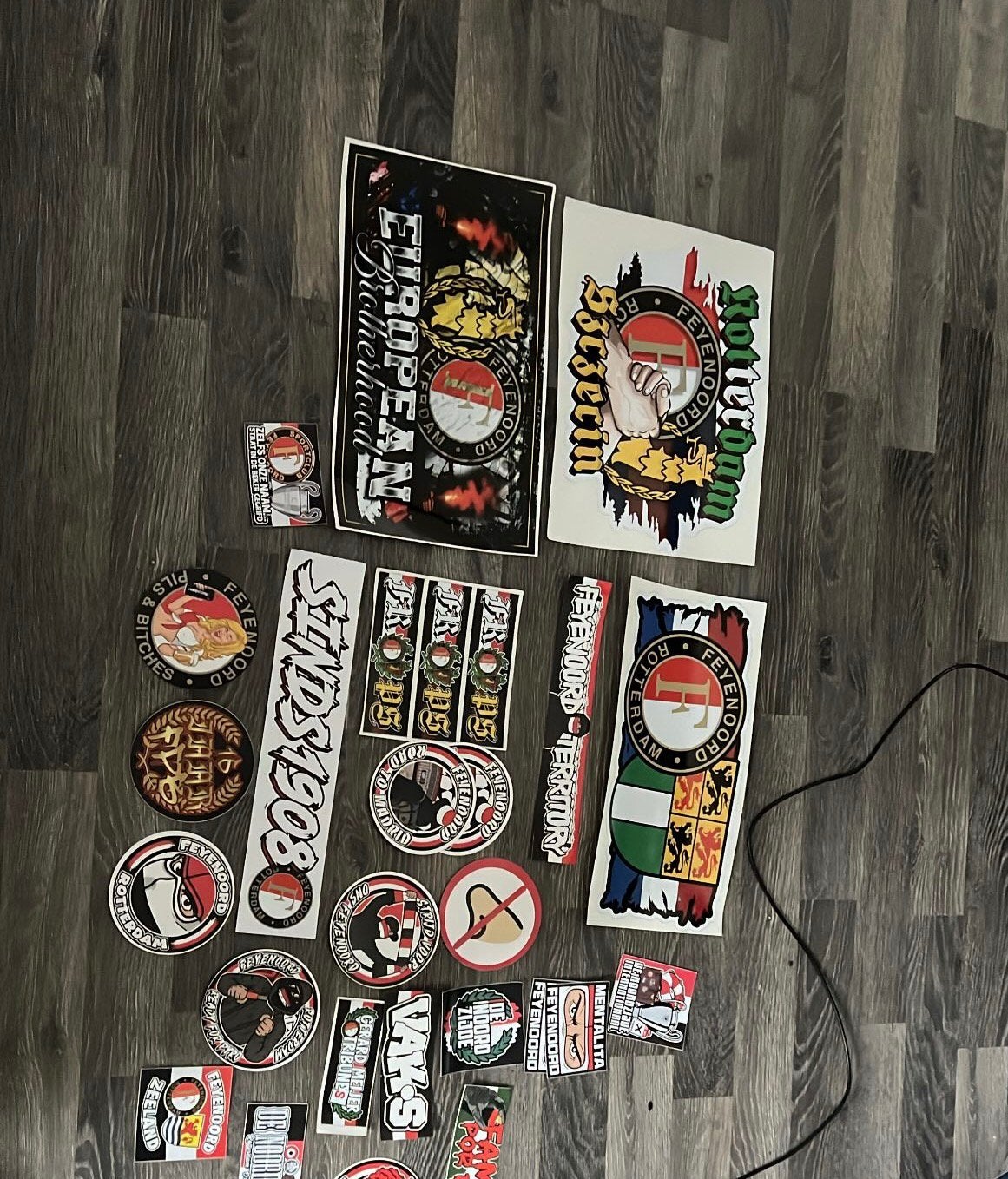 Feyenoord stickers, Ophalen of Verzenden, Zo goed als nieuw, Sport