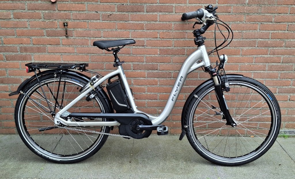 FLYER Ebike - Midden motor - 540 WH accu - Frame 44 - ZGAN✅, Ophalen, Flyer, Flyer, Zo goed als nieuw