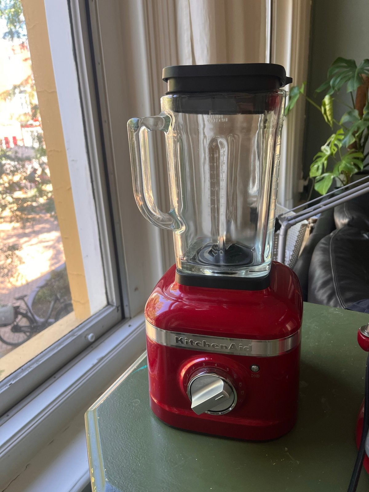 Kitchenaid K400 Blender Rood - Uitstekende Staat, Witgoed en Apparatuur, Blenders, Ophalen of Verzenden, Zo goed als nieuw, Blender