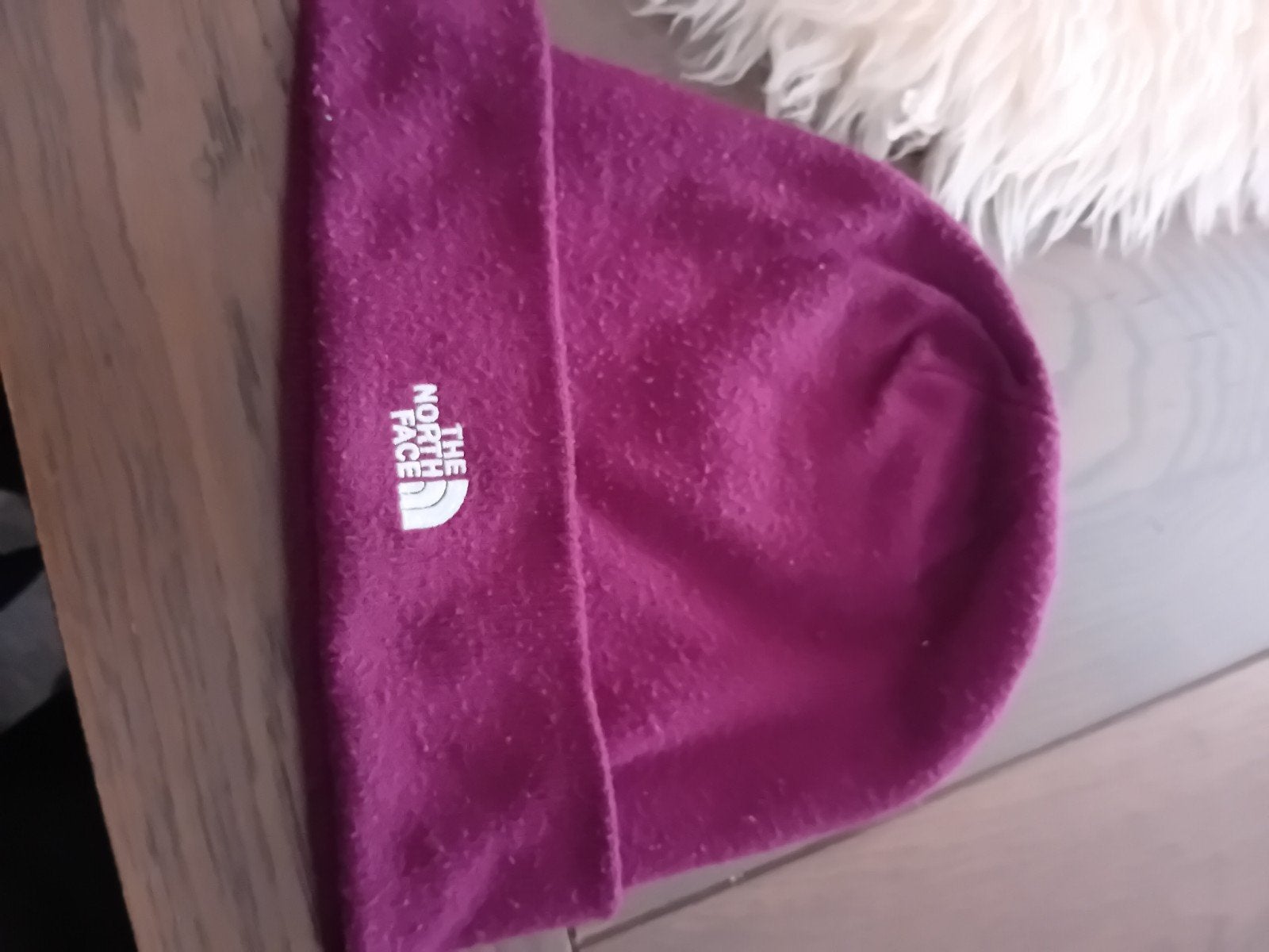 Mooie Bordeaux Rode The North Face Muts - One Size, Kleding | Heren, Mutsen, Sjaals en Handschoenen, Ophalen of Verzenden, Zo goed als nieuw