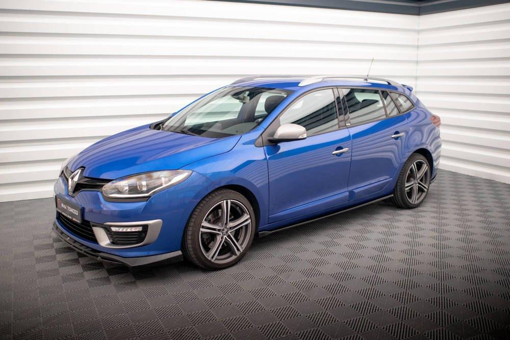 Voorlip sideskirt diffuser - Megane GT Line Grandtour 13-16, Ophalen of Verzenden