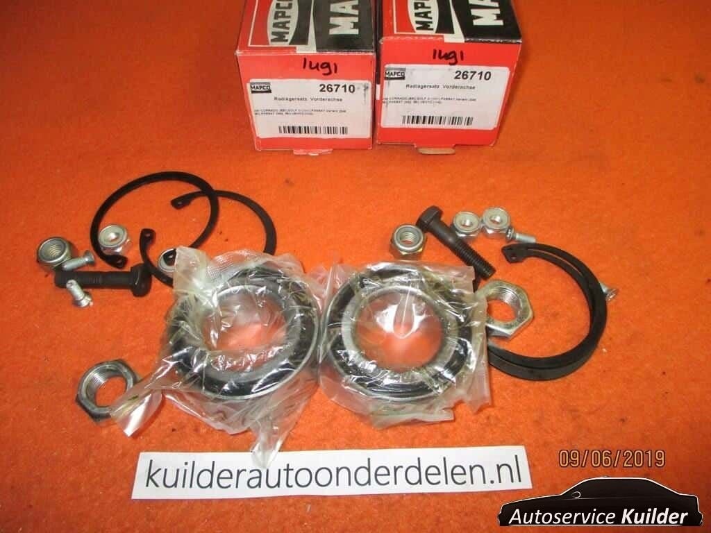 2X Wiellagerset voorzijde VW Golf 3 vr6 gti Corrado vr6 MAPC, Seat, -, -, Nieuw