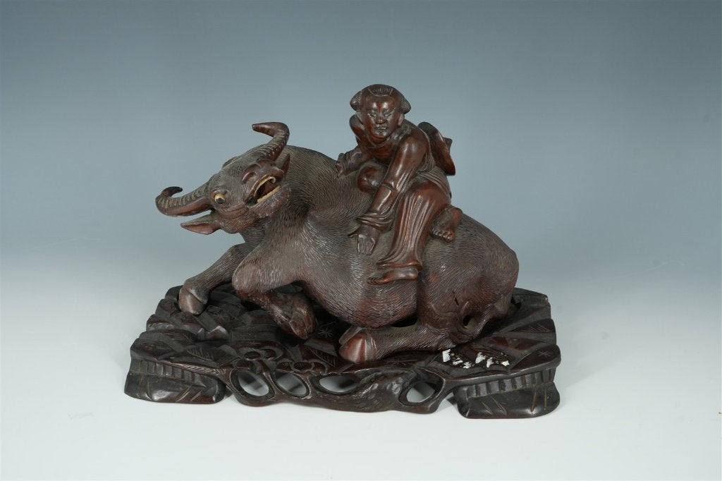 Indonesische beeld van Koraalhout, Hout, Ophalen of Verzenden, Bruin, Oosters