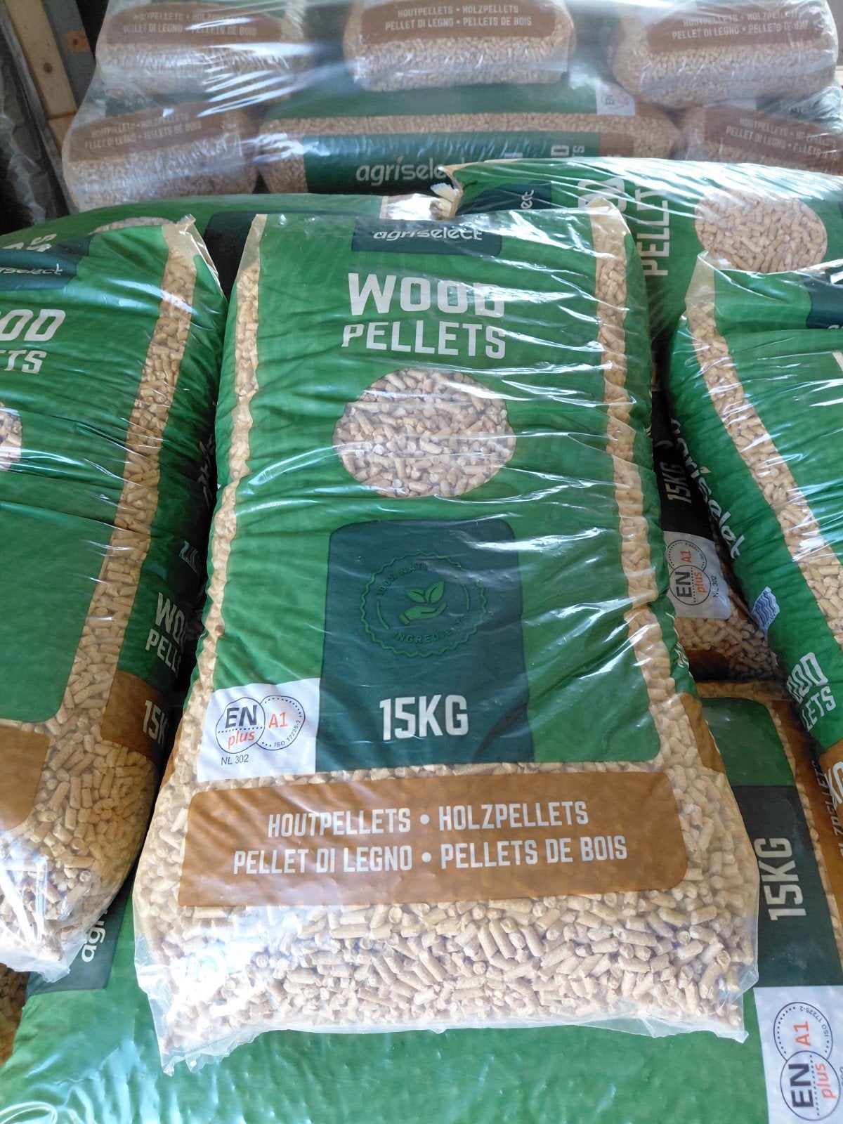Pelletkorrels. Pellets., Minder dan 3 m³, Ophalen