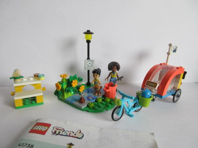 41738 Friends,  Hondenreddingsfiets met bouwtekening, Lego, Ophalen of Verzenden, Complete set, Compleet