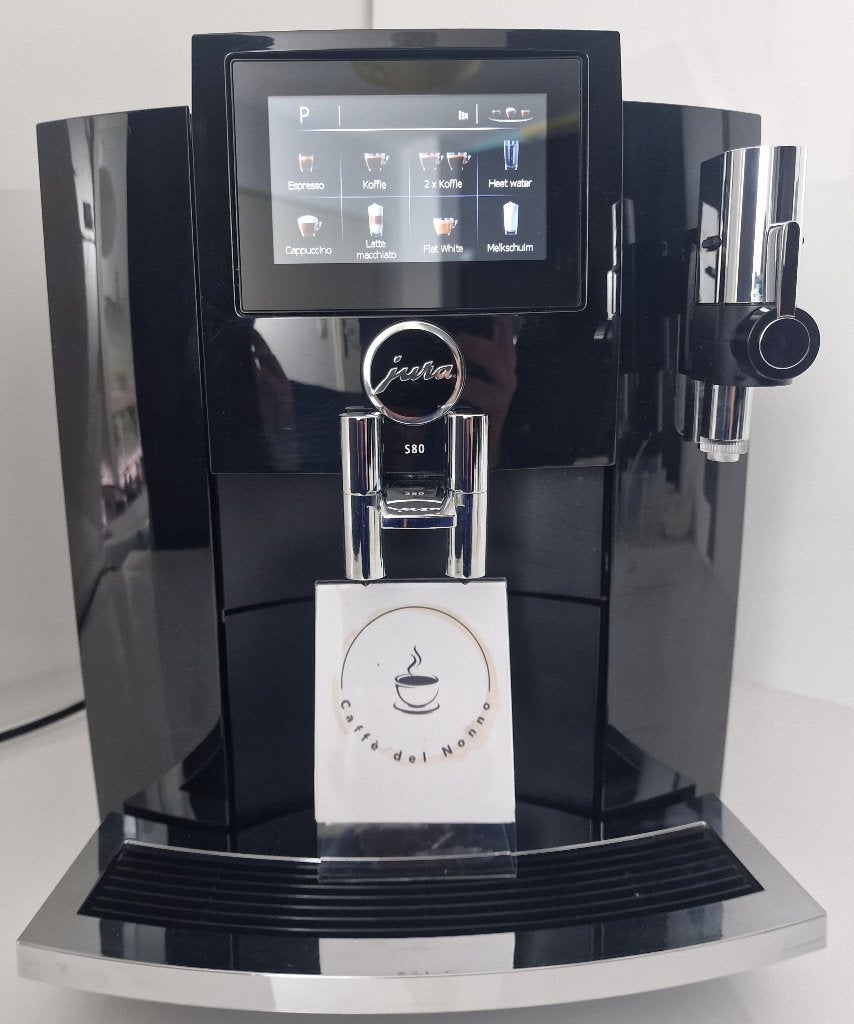 Jura S80/S8 Piano black | Refurbished | Garantie, Jura, Jura, 10 kopjes of meer, Ophalen of Verzenden