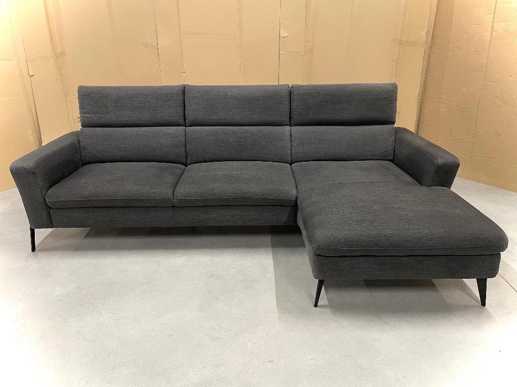 Hoekbank met longchair - NIEUWSTAAT, Huis en Inrichting, Ophalen, Zo goed als nieuw, Stof