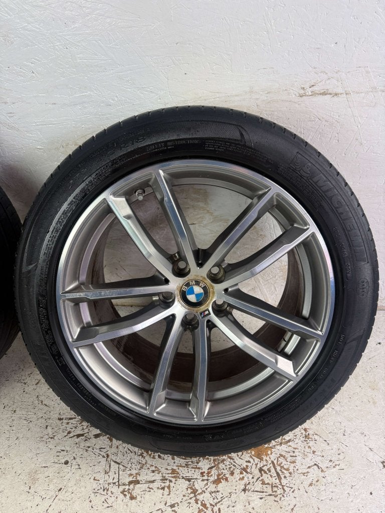 2. Originele BMW 5-Serie velgen 18" 5x112 Style 662M G30 G31, Auto-onderdelen, Banden en Velgen, Niet ingevuld, 18 inch, Gebruikt