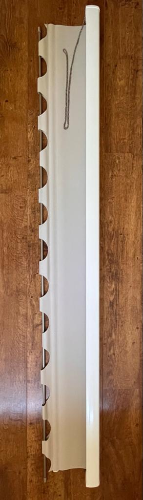 Rolgordijn 225.5 cm breed, goede staat, Ophalen, Gebruikt, Wit, 200 cm of meer