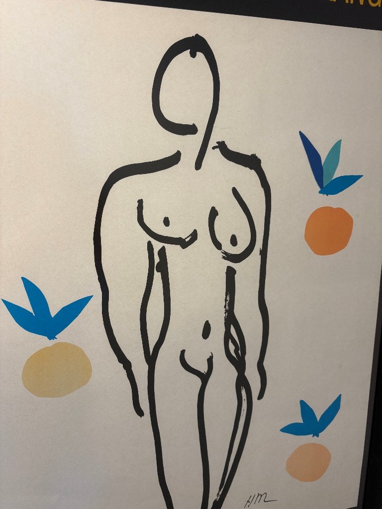 Ingelijste poster van Henri Matisse, Ophalen, Schilderij/print, Papier/karton, 86 cm