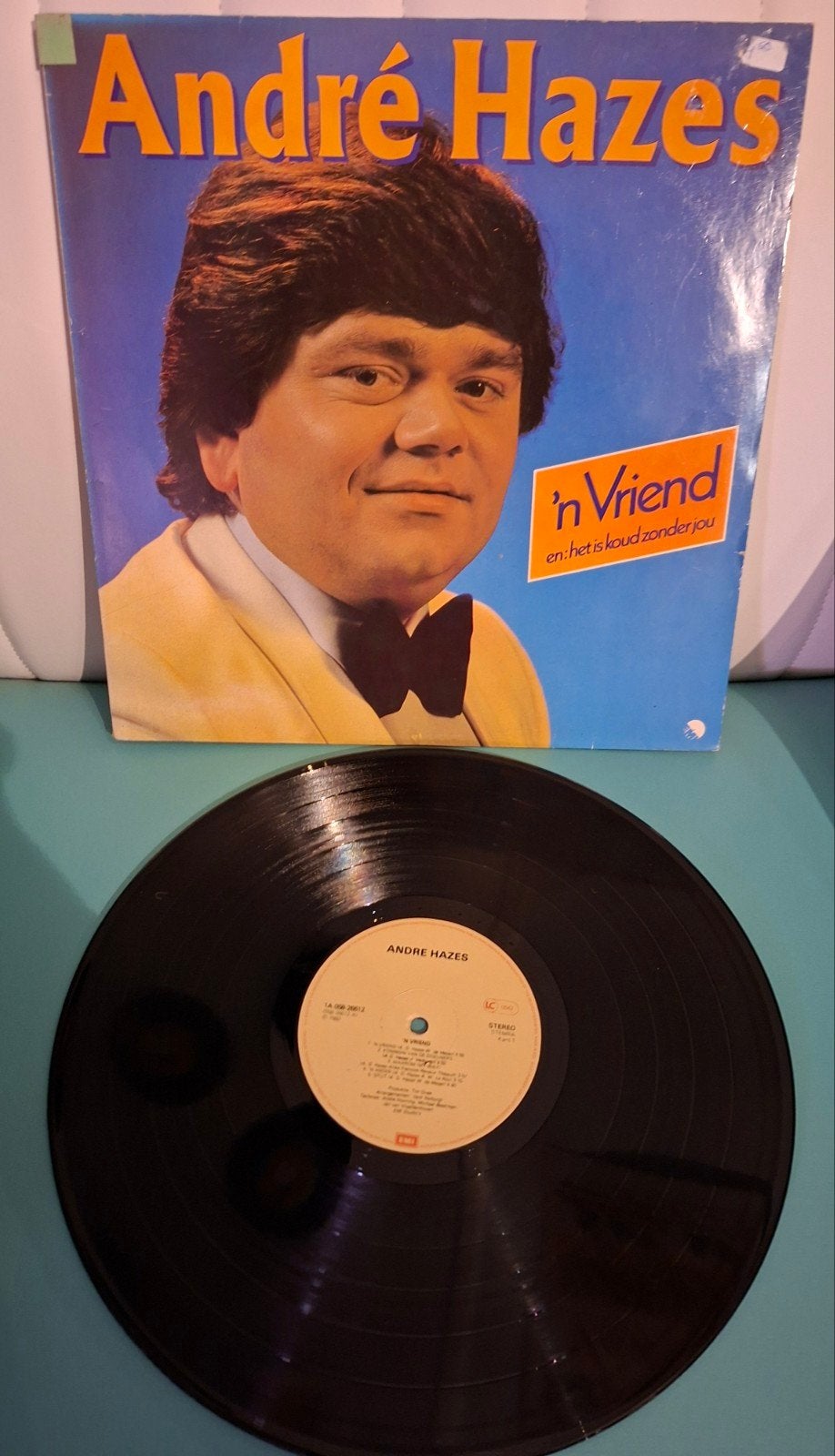 André Hazes - 'n Vriend / Het is koud zonder jou LP 1980, LP, Gebruikt, Ophalen of Verzenden, Fotohoes