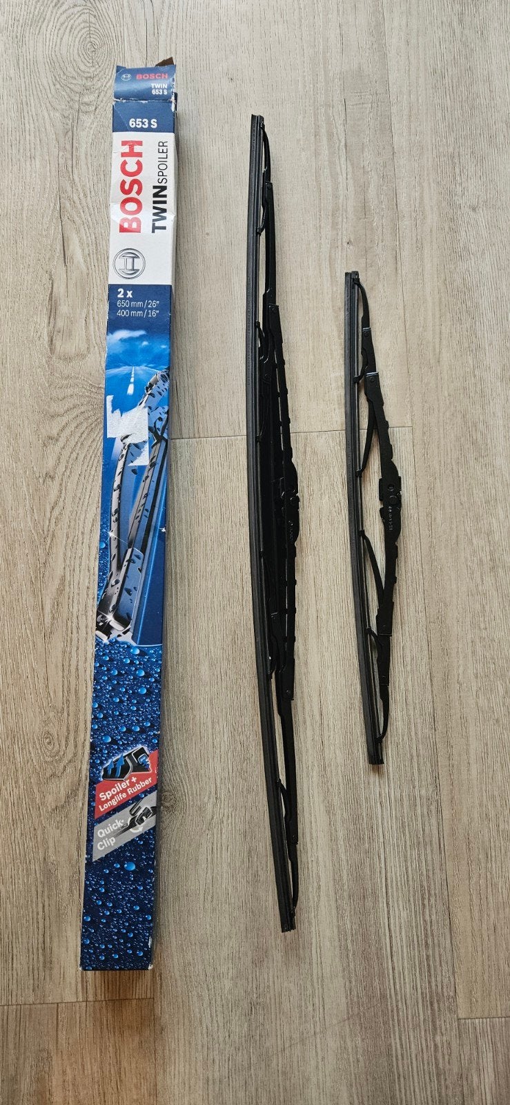 Bosch Twin Spoiler 653S Ruitenwisser Set (2x), Ophalen of Verzenden, Nieuw