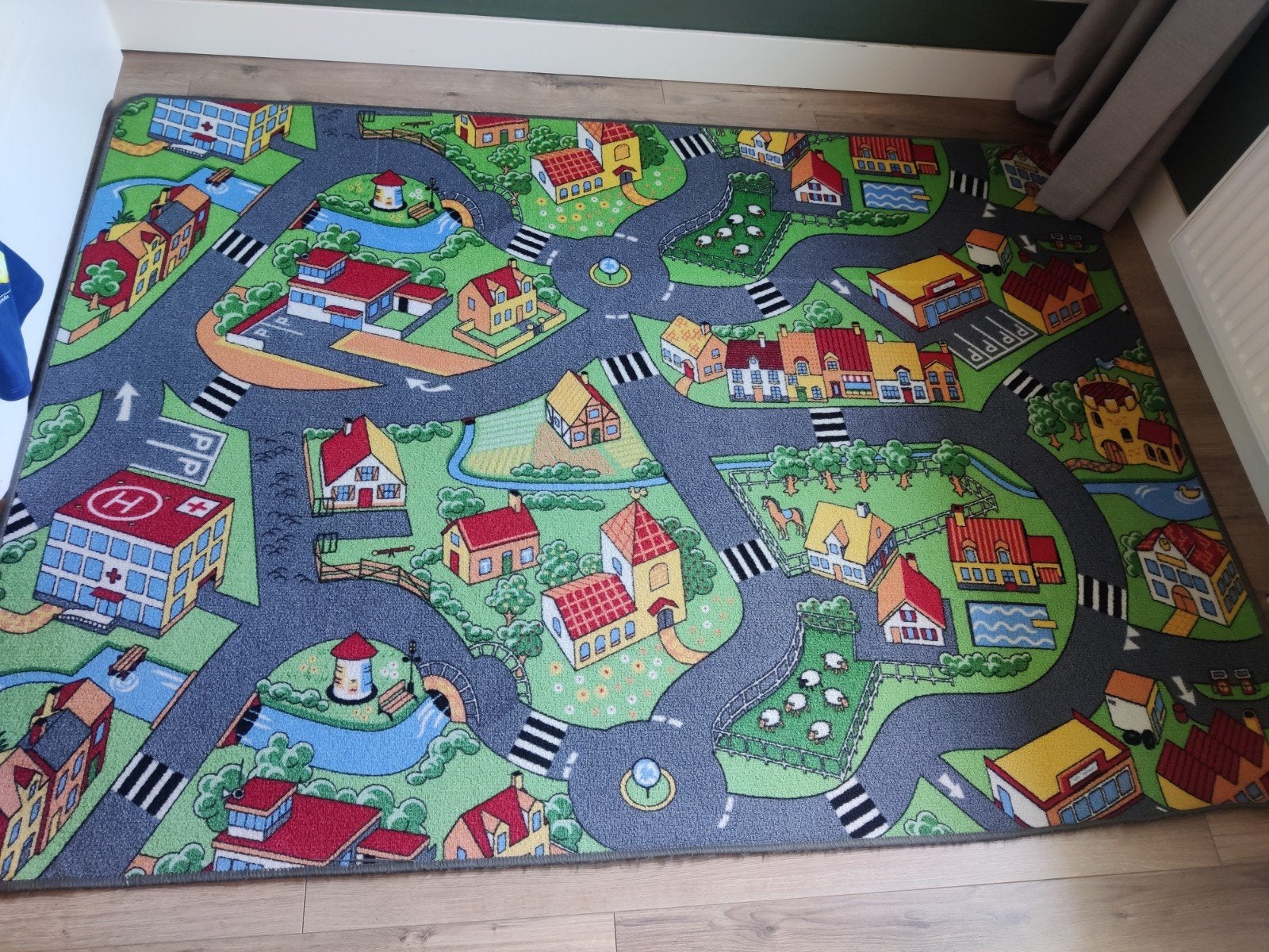 Auto speelkleed met wegen en gebouwen voor kinderen, Kinderen en Baby's, Ophalen, Gebruikt