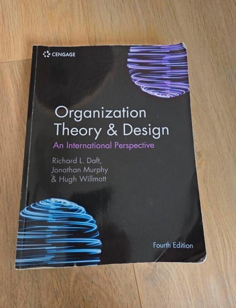 Organization Theory & Design, Ophalen of Verzenden