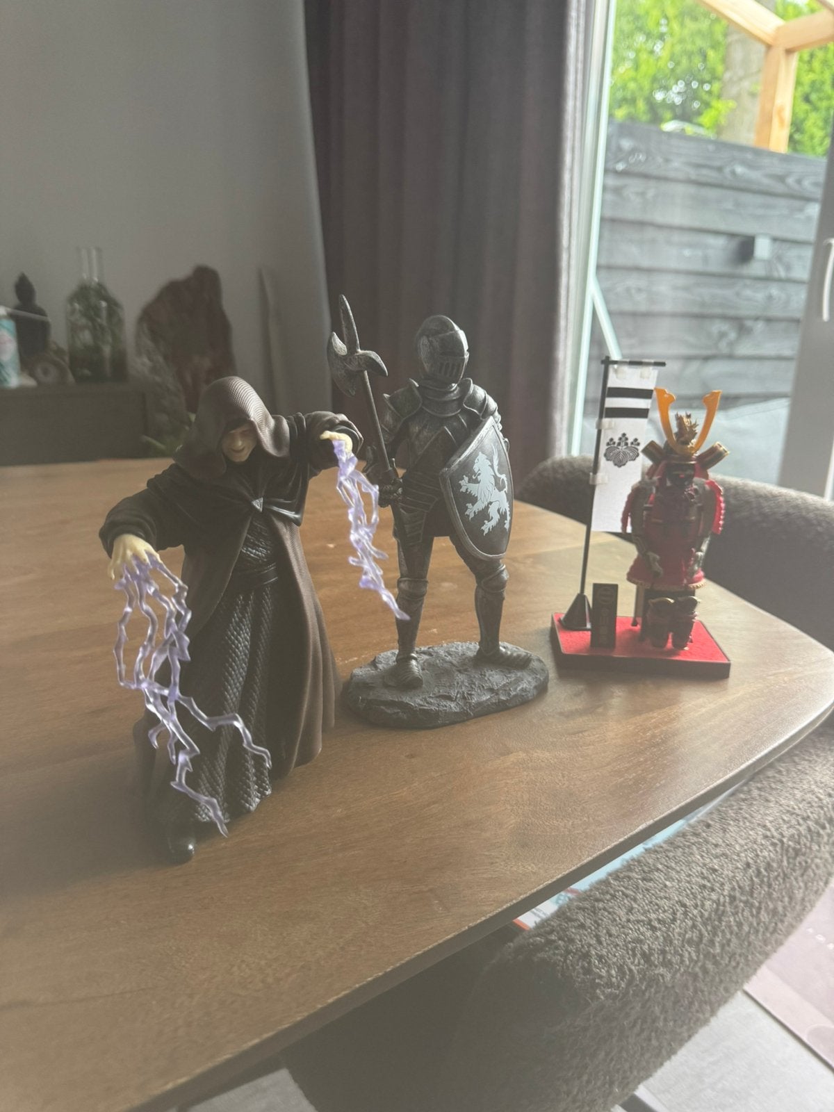 Standbeeldjes Palpatine Samurai en ridder, Ophalen, Gebruikt