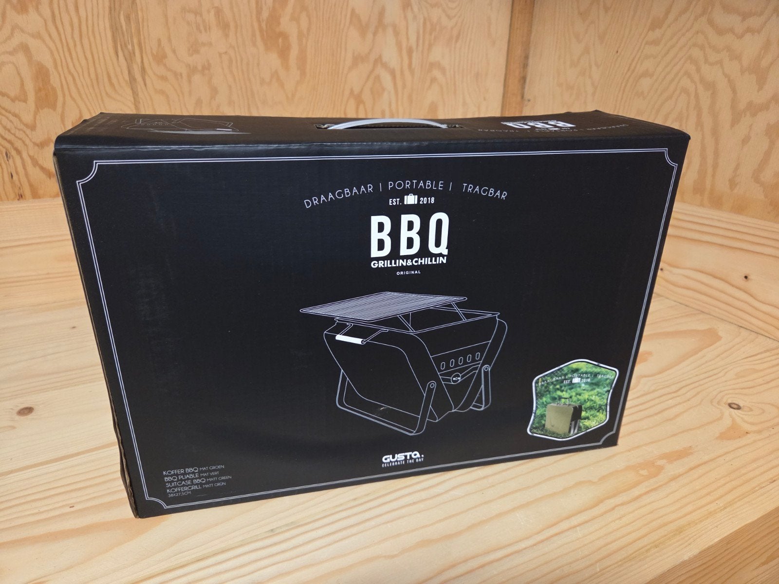 Gusta Draagbare BBQ - Grill & Chill Original, Ophalen, Nieuw, Gusta