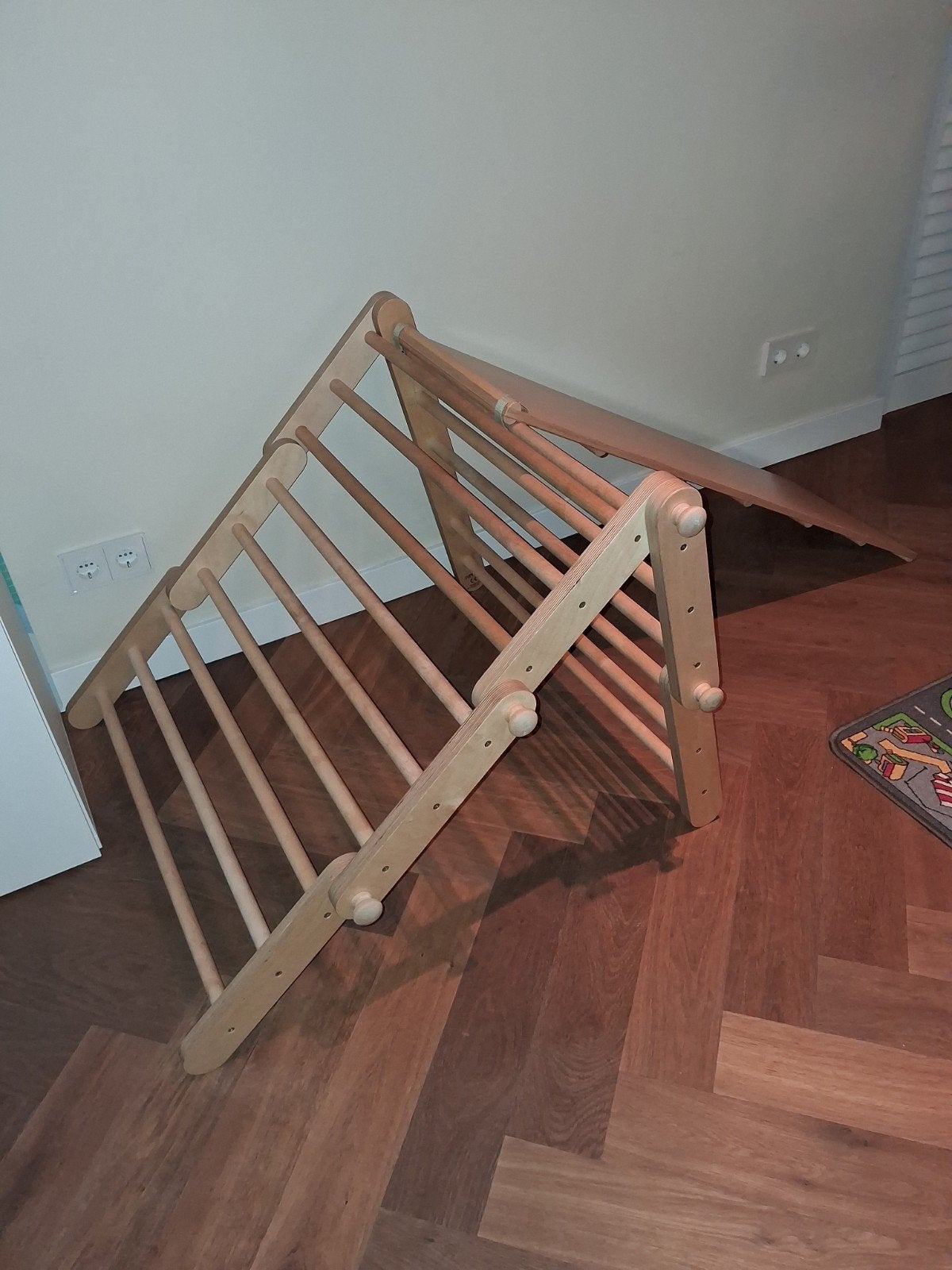 Ette tete Fipitri (houten klimrek pikler 5 elementen + glijb, Ophalen of Verzenden, Glijbaan