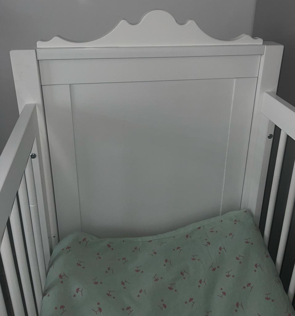 Bopita belle ledikant/ baby bed te koop, Kinderen en Baby's, Kinderkamer | Bedden, Ophalen, Gebruikt, Minder dan 140 cm, Minder dan 70 cm