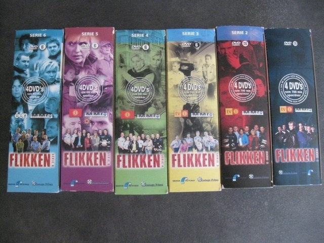 FLIKKEN GENT - SEIZOENEN 1 + 2 + 3 + 4 + 5 en 6 = 24 DVD'S, Vanaf 6 jaar, Ophalen, Zo goed als nieuw, Detective en Krimi