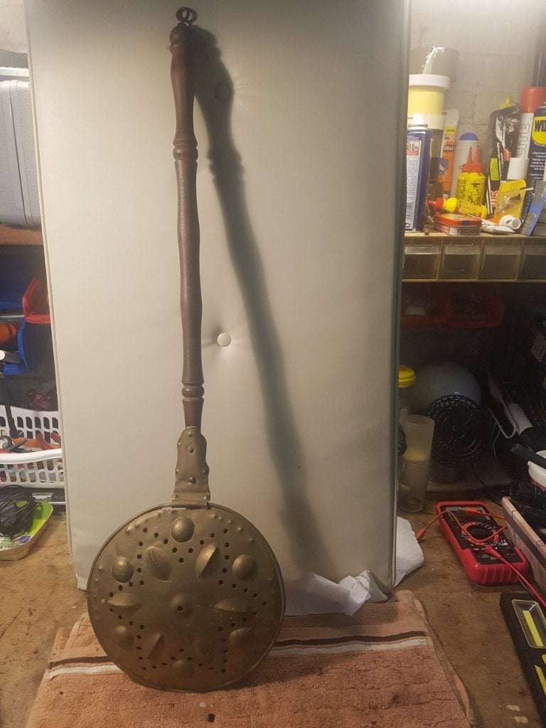 koperen antieke beddenpan/stoof, Antiek en Kunst, Antiek | Koper en Brons, Ophalen, Koper