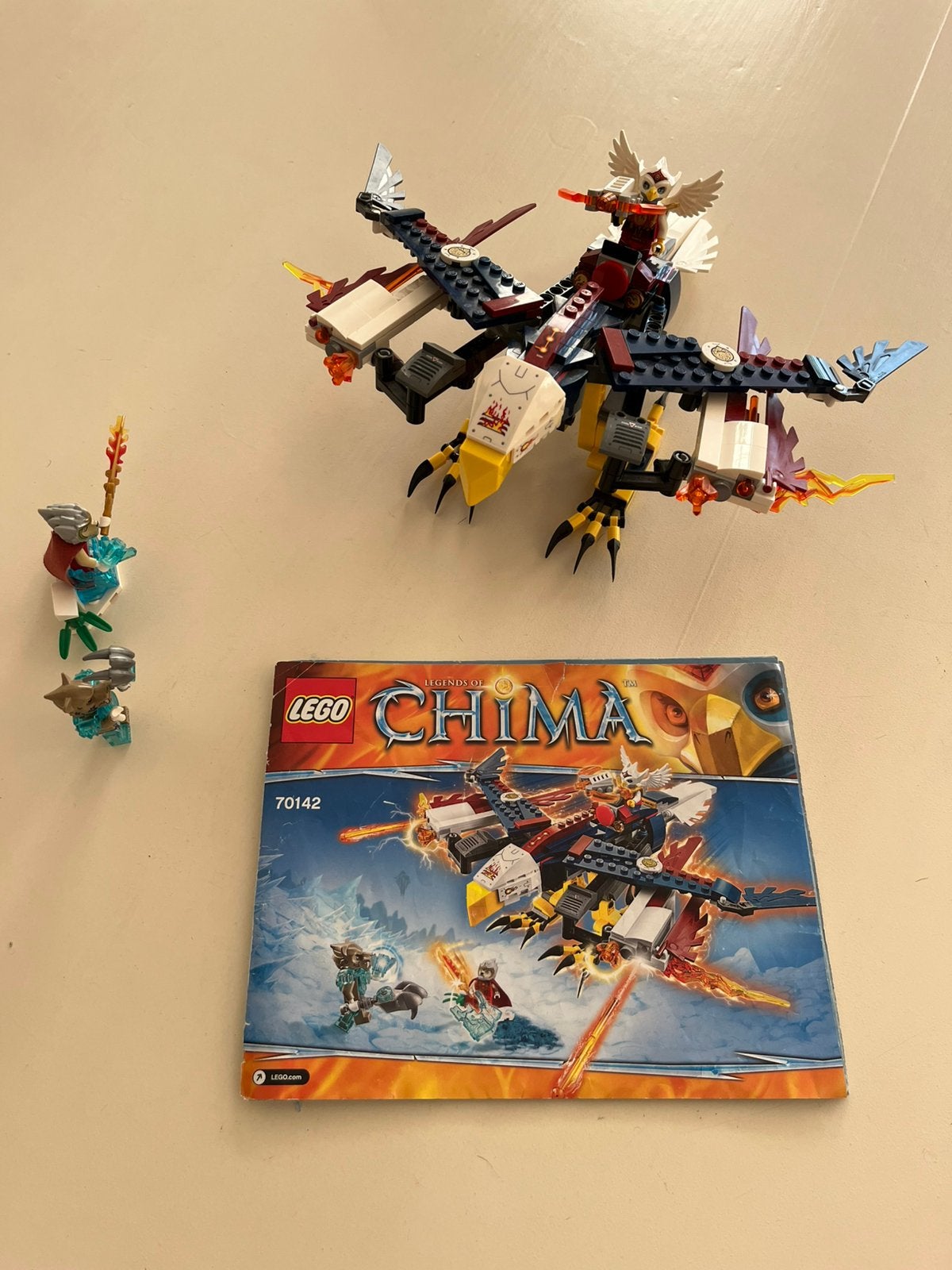 Lego Chima 70142 helemaal compleet, Ophalen of Verzenden, Zo goed als nieuw