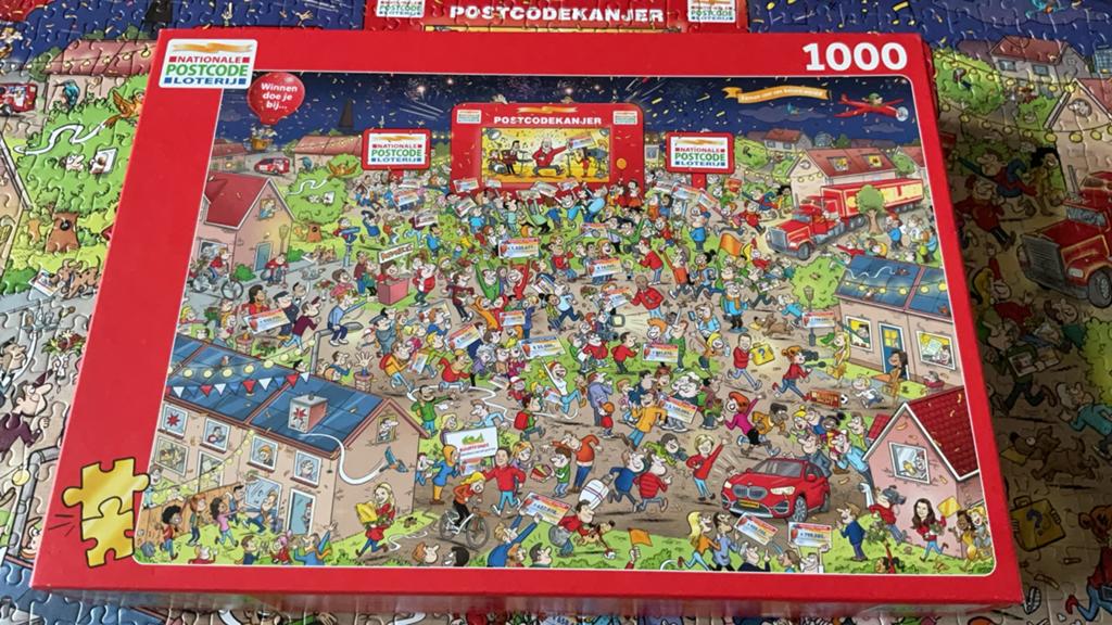 Postcode Loterij Puzzel 1000 Stukjes - Zo Goed Als Nieuw, Ophalen of Verzenden, 500 t/m 1500 stukjes, Zo goed als nieuw, Legpuzzel