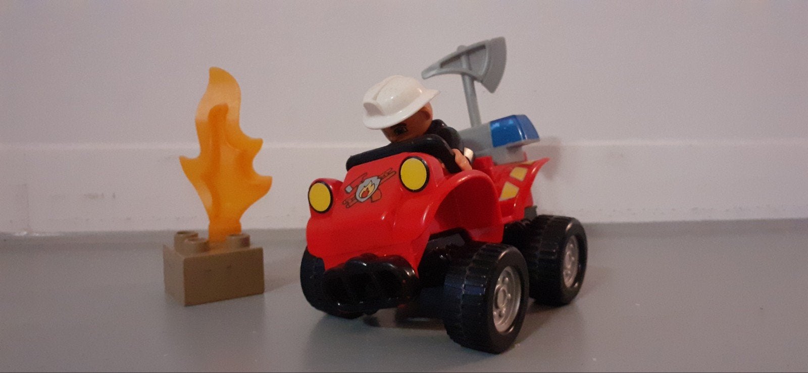Duplo brandweercommandant 5603, Overige thema's, Ophalen of Verzenden, Zo goed als nieuw, Compleet