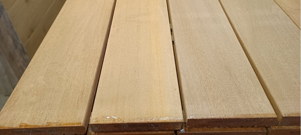Hardhouten vlonderplanken 25x145 – Topkwaliteit voor terras, Ophalen of Verzenden, Nieuw, Planken, Hardhout
