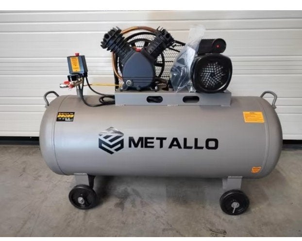 Metallo compressor 200 liter - 3Kw. nieuw!!, Doe-het-zelf en Verbouw, Ophalen, Nieuw, 200 tot 400 liter/min, Mobiel