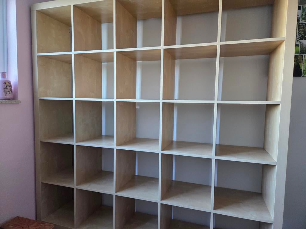 Grote vakkenkast / boekenkast met 25 vakken, Ophalen of Verzenden, Zo goed als nieuw, 25 tot 50 cm