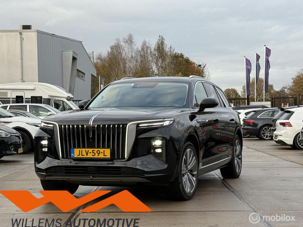 Hongqi E-HS9 President 99 kWh 6P Luchtvering-Pano-Trekhaak-, Automaat, E-HS9, Zwart, Leder