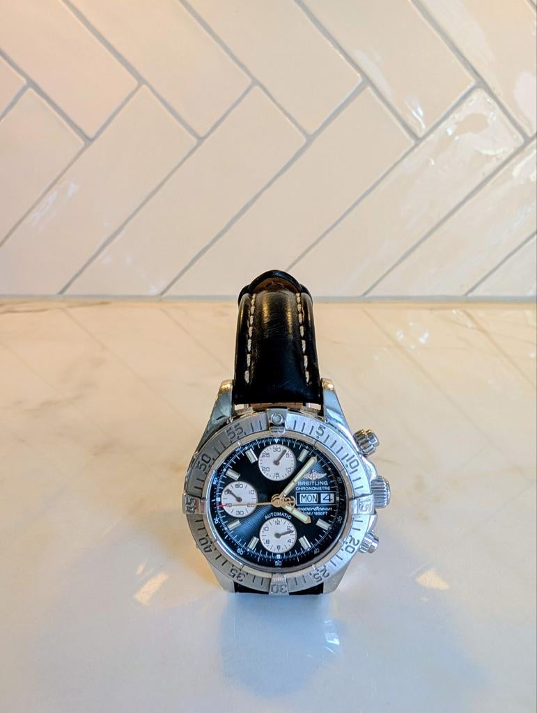 Breitling superocean A13340, Sieraden, Tassen en Uiterlijk, Horloges | Heren, Ophalen of Verzenden, Zo goed als nieuw, Staal, Breitling