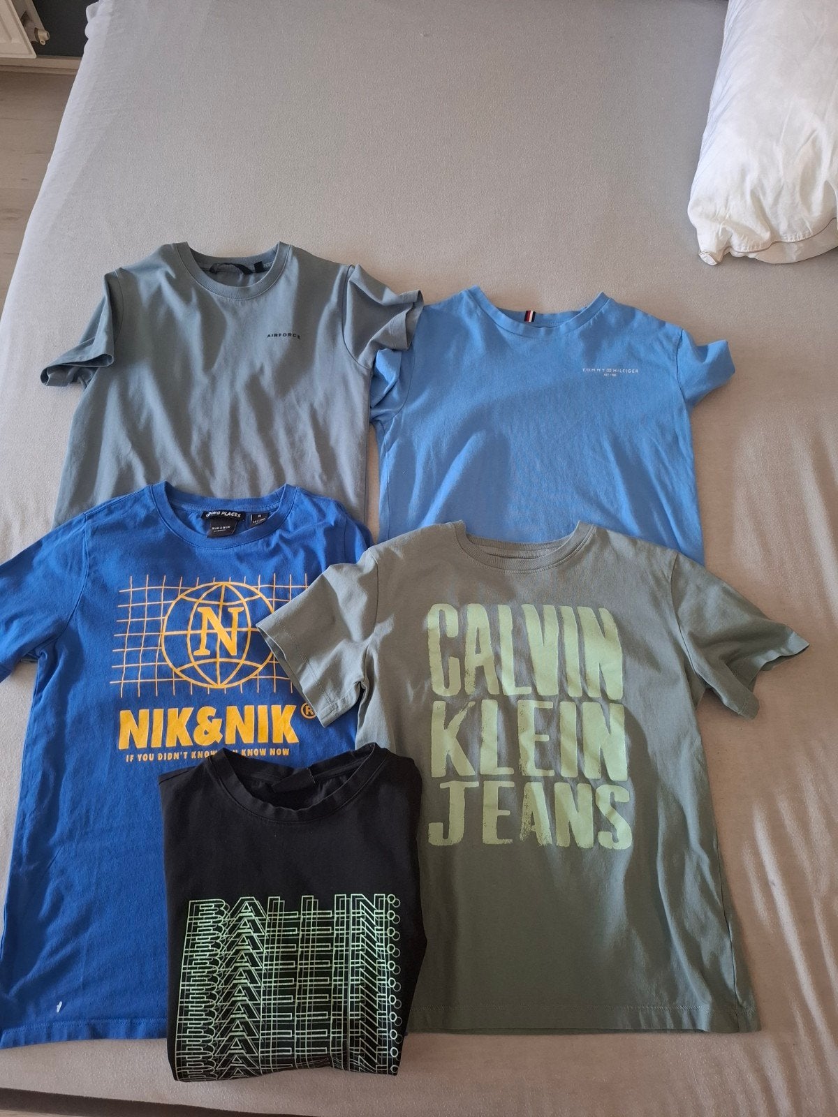 5 merk shirts jongen mt 152, Kinderen en Baby's, Kinderkleding | Maat 152, Ophalen of Verzenden, Zo goed als nieuw, Jongen, Shirt of Longsleeve