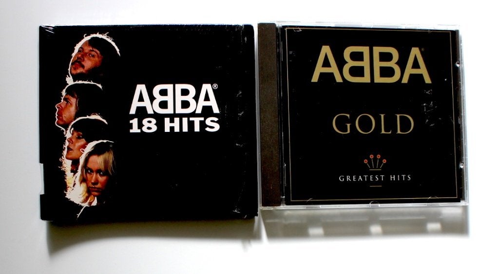 ABBA Gold greatest hits & ABBA 18 hits - 2 x CD, Ophalen, Zo goed als nieuw, Pop