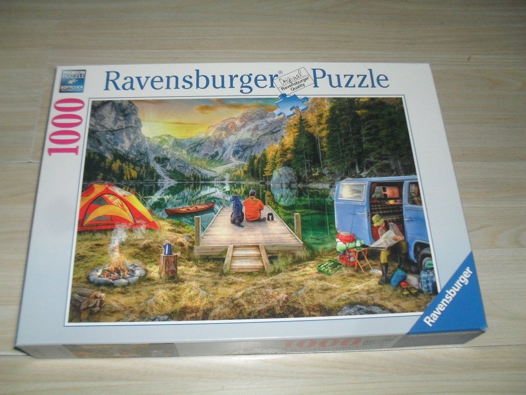 Vakantie op de camping puzzle 1000 stukjes nieuw, Ophalen, 500 t/m 1500 stukjes, Nieuw, Legpuzzel