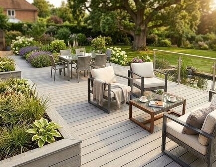 BAMBOE BPC VLONDERPLANKEN TERRASPLANKEN 20X145MM massief !, Tuin en Terras, Terrasdelen en Vlonders, Ophalen of Verzenden, Nieuw