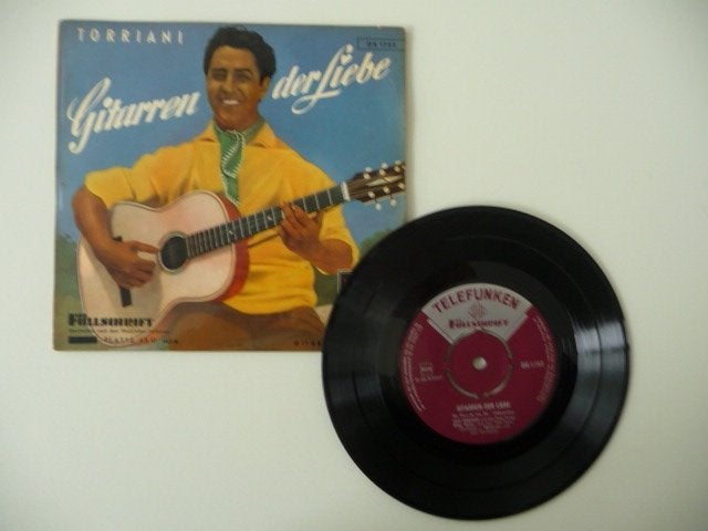 ep VICO TORRIANI -GITARREN DER LIEBE- Telefunken Rec (R), Gebruikt, Overige genres, 7 inch, Ophalen of Verzenden