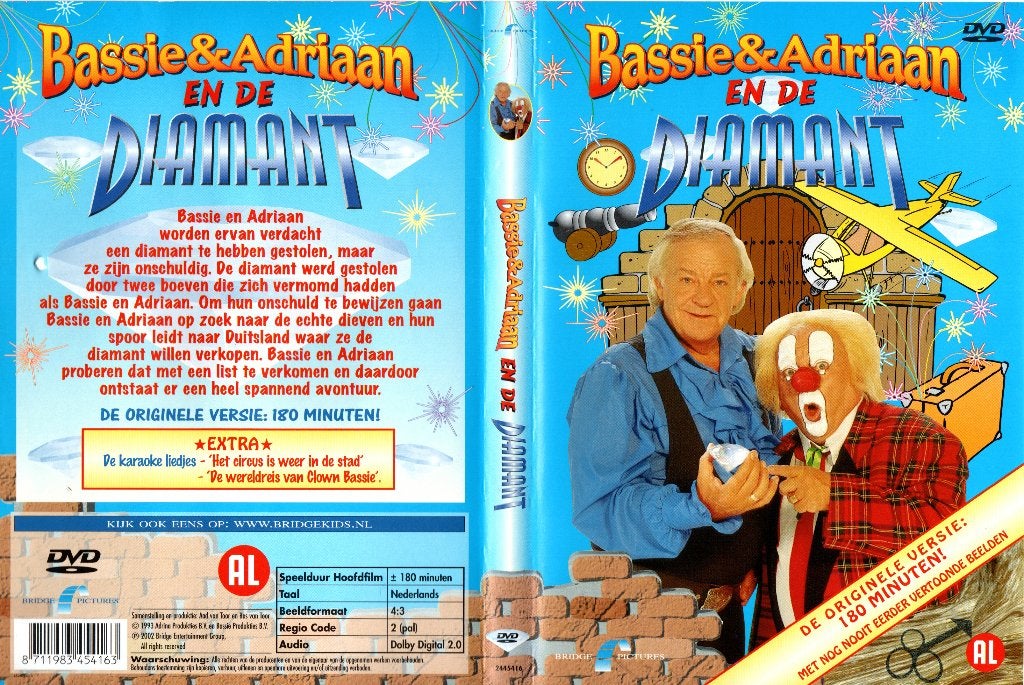 Bassie & Adriaan en de diamant, Alle leeftijden, Ophalen of Verzenden, Zo goed als nieuw