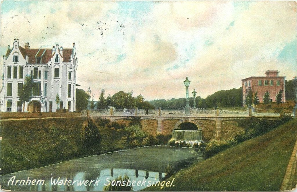 379-203-045 Arnhem Waterwerk Sonsbeeksingel, Verzenden, Voor 1920, Gelderland