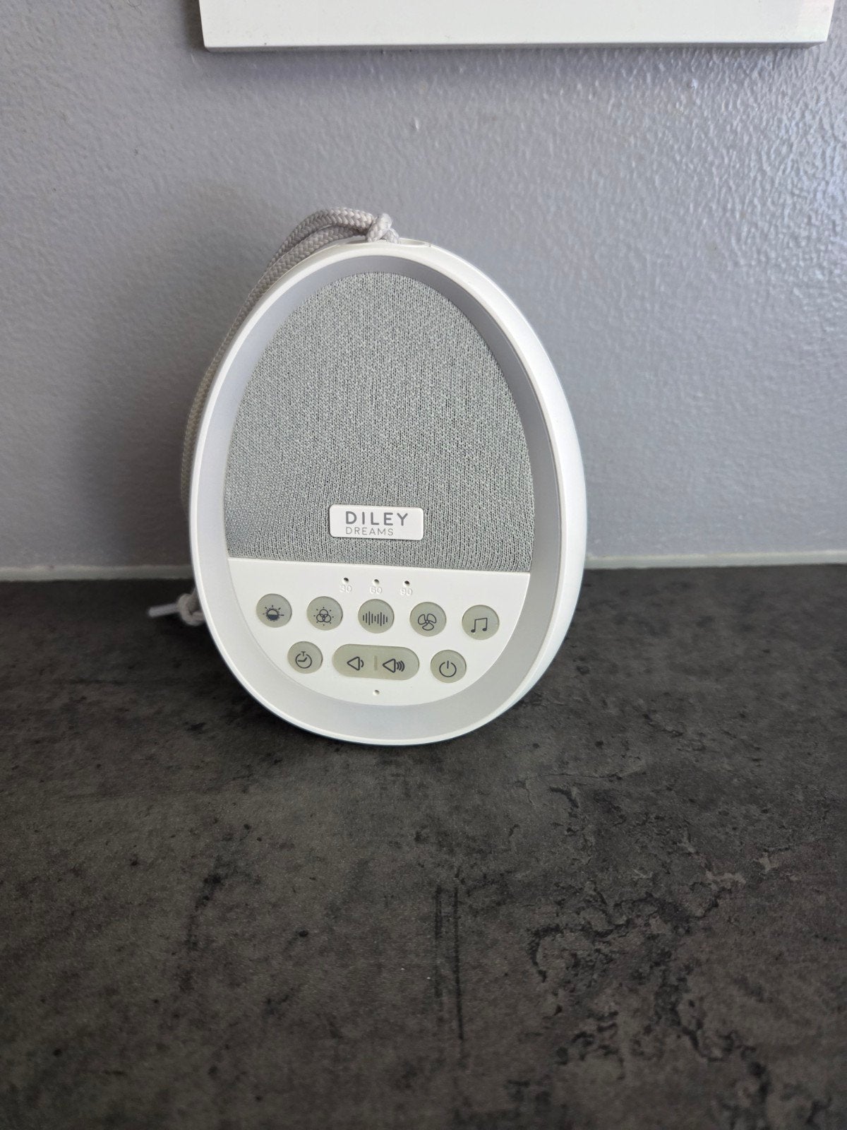 Diley Dreams White Noise Machine met Licht en Muziek, Ophalen, Gebruikt, Overige typen, Met licht