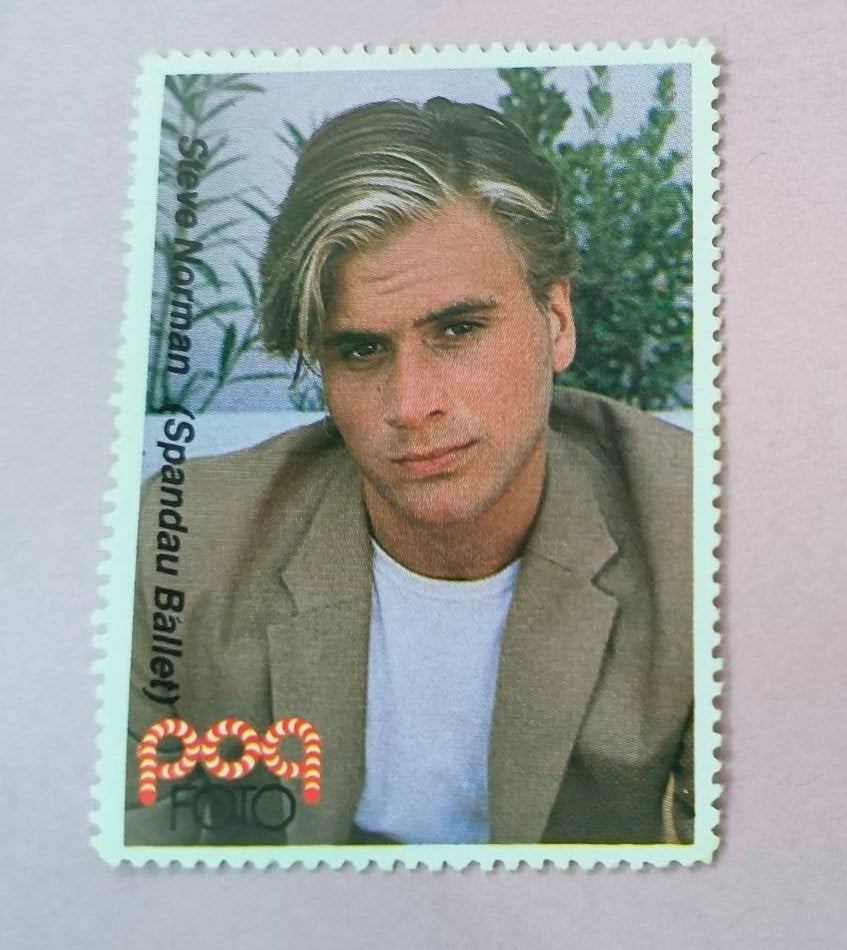 Popfoto zegel Spandau Ballet (steve norman), Ophalen of Verzenden, Nieuw, Foto of Kaart