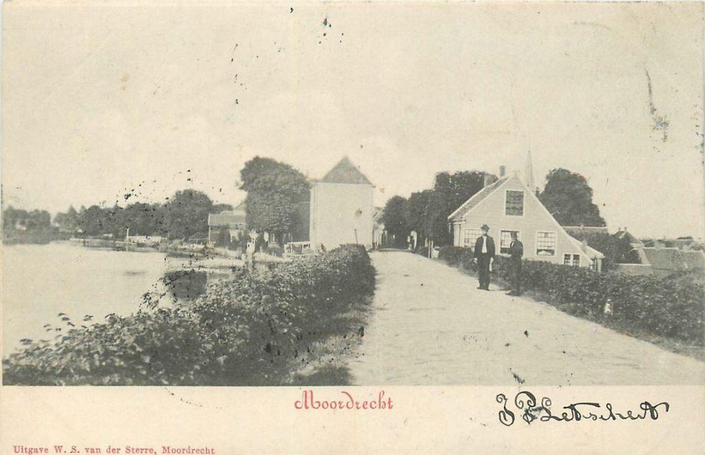 701-250-001 Moordrecht, Verzamelen, Ansichtkaarten | Nederland, Verzenden, Voor 1920, Zuid-Holland